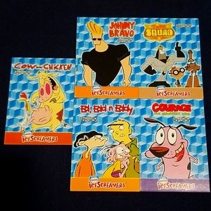 Cartoon network collectable cards.